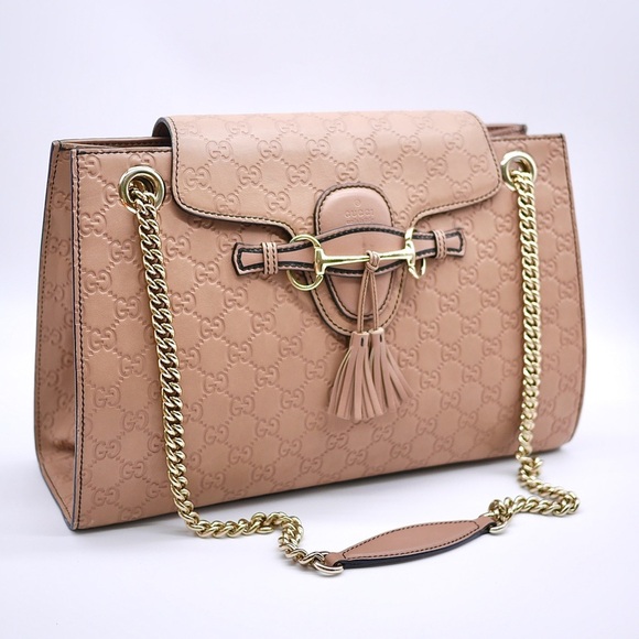 🍓GUCCI Microguccissima Emily Chain Shoulder Bag - Picture 2 of 14